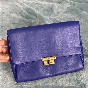 Fossil Blue Clutch